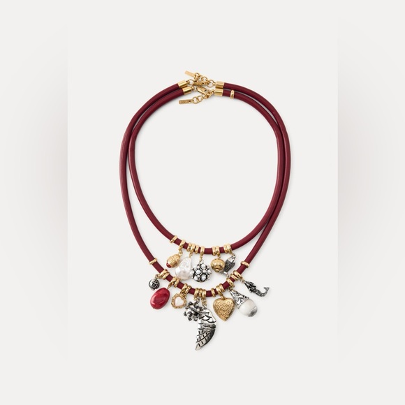 Zara 2-Pack of Cord Charm Necklaces - Picture 1 of 3